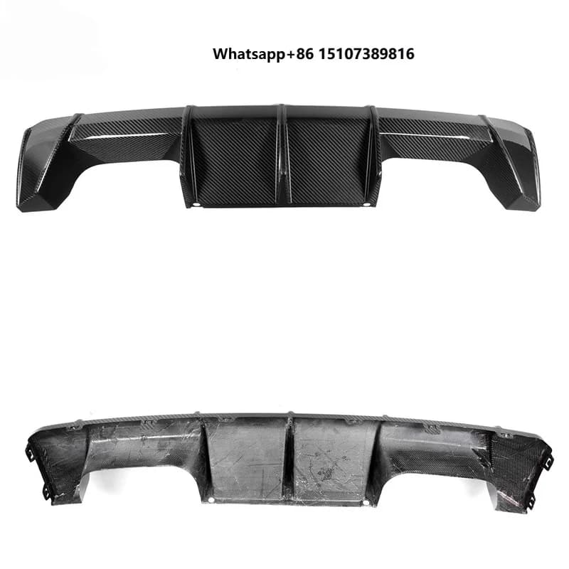 100% Fitment DRY CARBON Europe Type Rear Bumper Lip Diffuser Kits for  M3 G80 M4 G82 G83 2022+