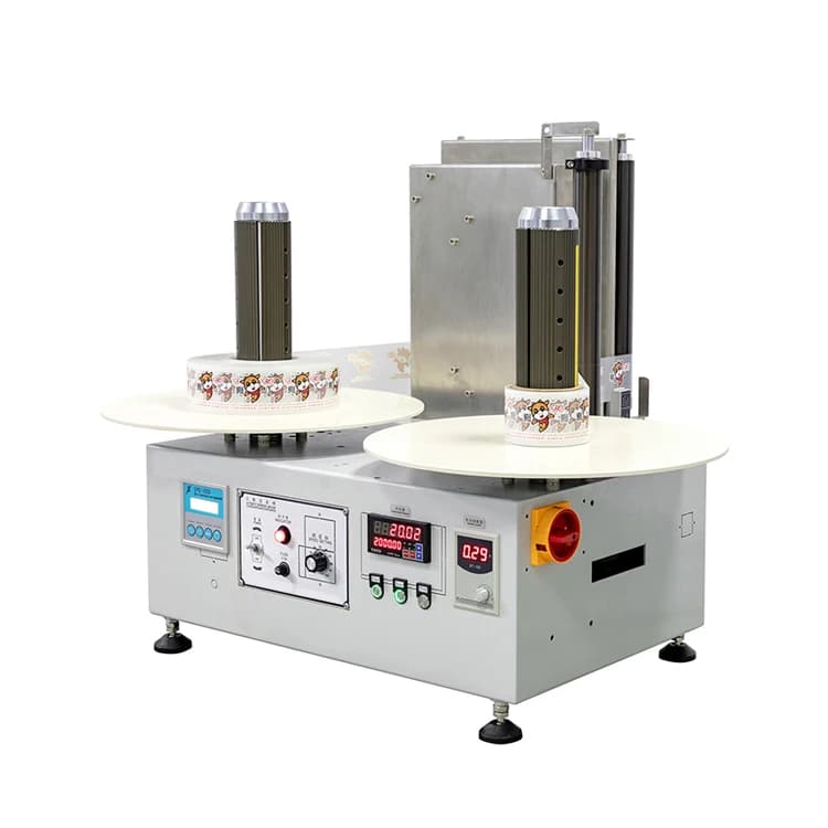 Roll to Roll Label Rewinder Plastic Film Sticker Rewinding Machine