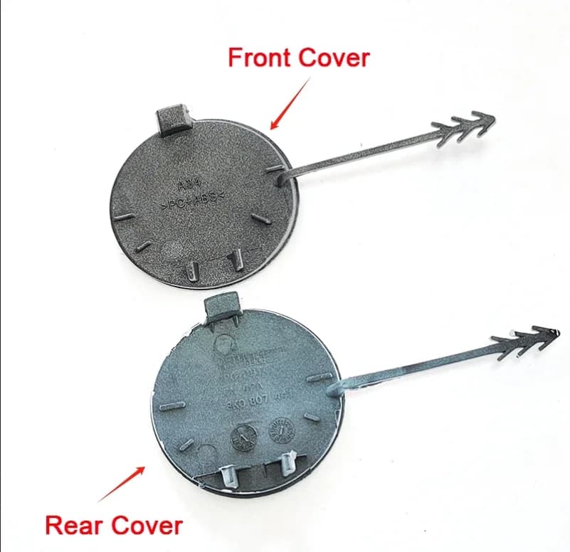 For Audi A4 B8 2009-2012 8K0807241 8K0807441 Car Front Rear Bumper Towing Tow Hook Eye Cover Cap