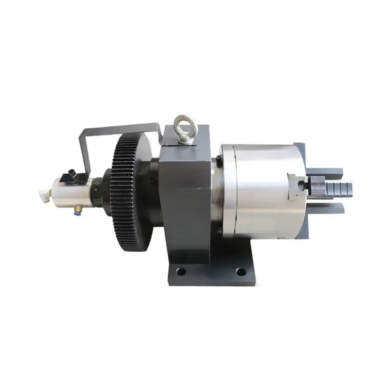 Low Cost Manual Dual Acting Chuck and Split Type Solid Pneumatic Feeding Chuck for Laser Tube Cutter Diameter 160mm 220mm