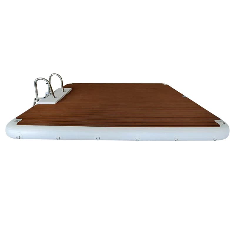 Water inflatable floating platform, floating fishing platform inflatable floating water rest platform, inflatable bed fishing f