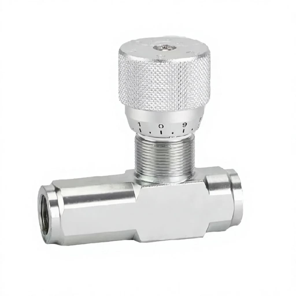 Hydraulic One‑Way Throttle Speed‑Control Valve STU‑G1/4 G3/8 G1/2 G3/4 G1, 35Mpa 15L/min Adjustable Flow Regulator Valve