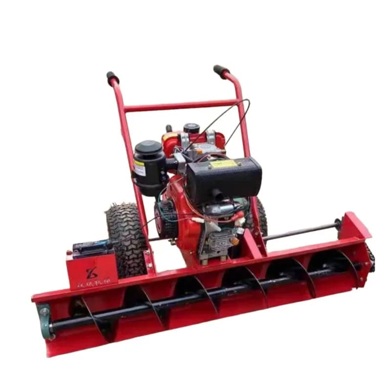 Spiral Walk-Behind Snow Plow Small Full Gear Road Snow Shoveling Snow Clearing Magic Multi-Speed Adjustable