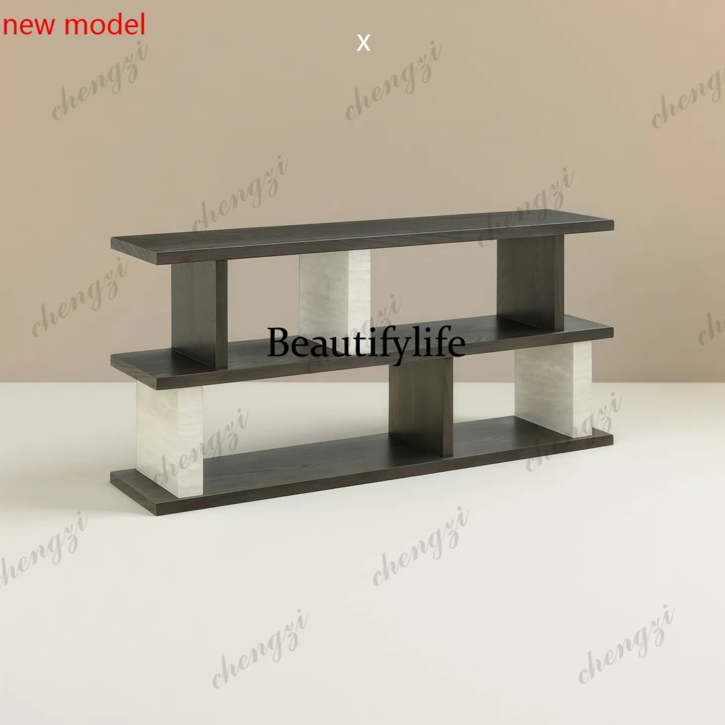 N138Entrance table Modern simple shelf Living room decoration table Light luxury, bookshelf entrance