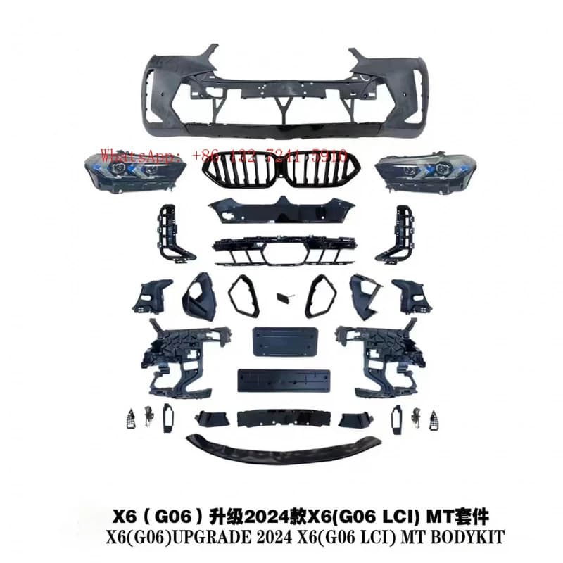 Hongsheng Factory Direct Sales High Quality Body Kit for X6 Old Models to New Body Kit, G06 Early to Late Model 2023 MT Body Kit