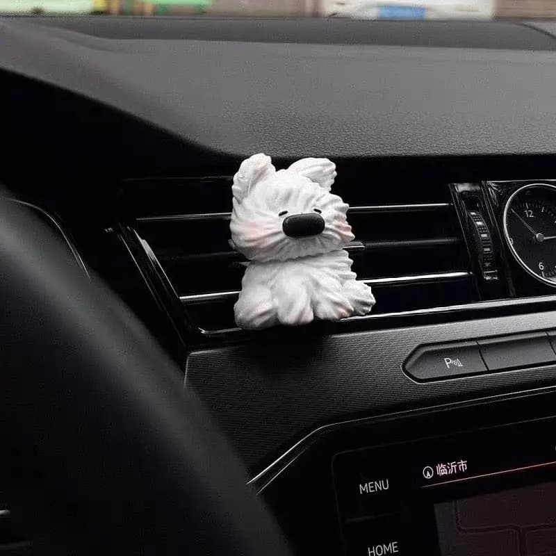 Air conditioner out of trend car messy puppy diffuser new car gift cute decorative clip girl