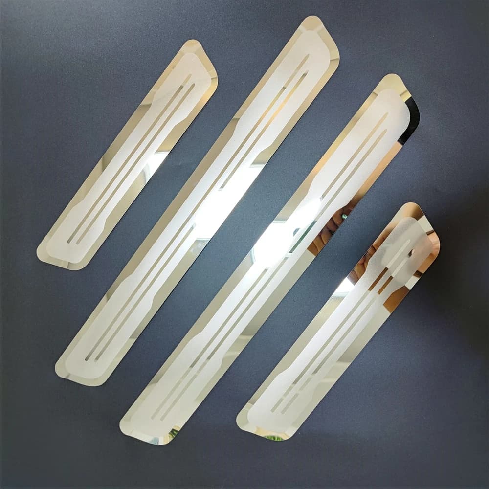 For Geely MONJARO KX11 Manjaro 2021 2022 2023 2024 2025 Door Sill Scuff Plate Guards Chrome Kick Pedal Trims Styling Accessories