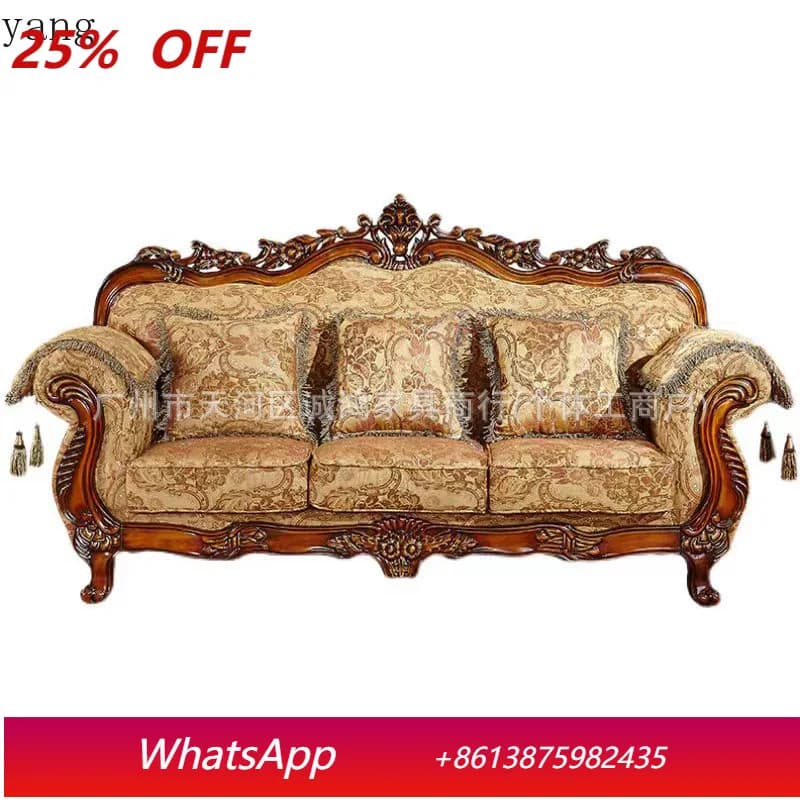 CX fabric sofa jacquard removable and washable furniture retro luxury