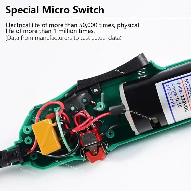 220V TGF-500 Electric Screwdriver H6 Speed 6.35mm Electric Screwdriver Straigh Plug Variable Speed Torque Adjustment 1PC