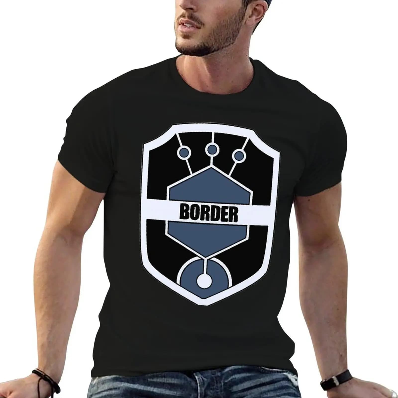 World Trigger - Border Logo T-Shirt vintage t shirts anime shirt oversized t shirt men
