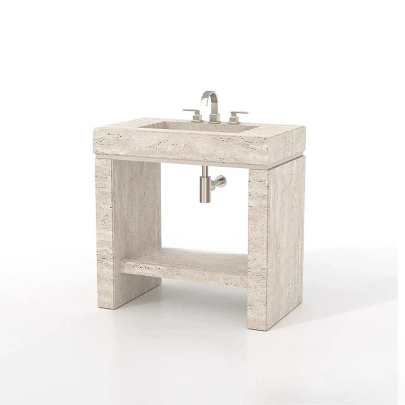 Natural travertine marble washbasin toilet bathroom washbasin household washbasin