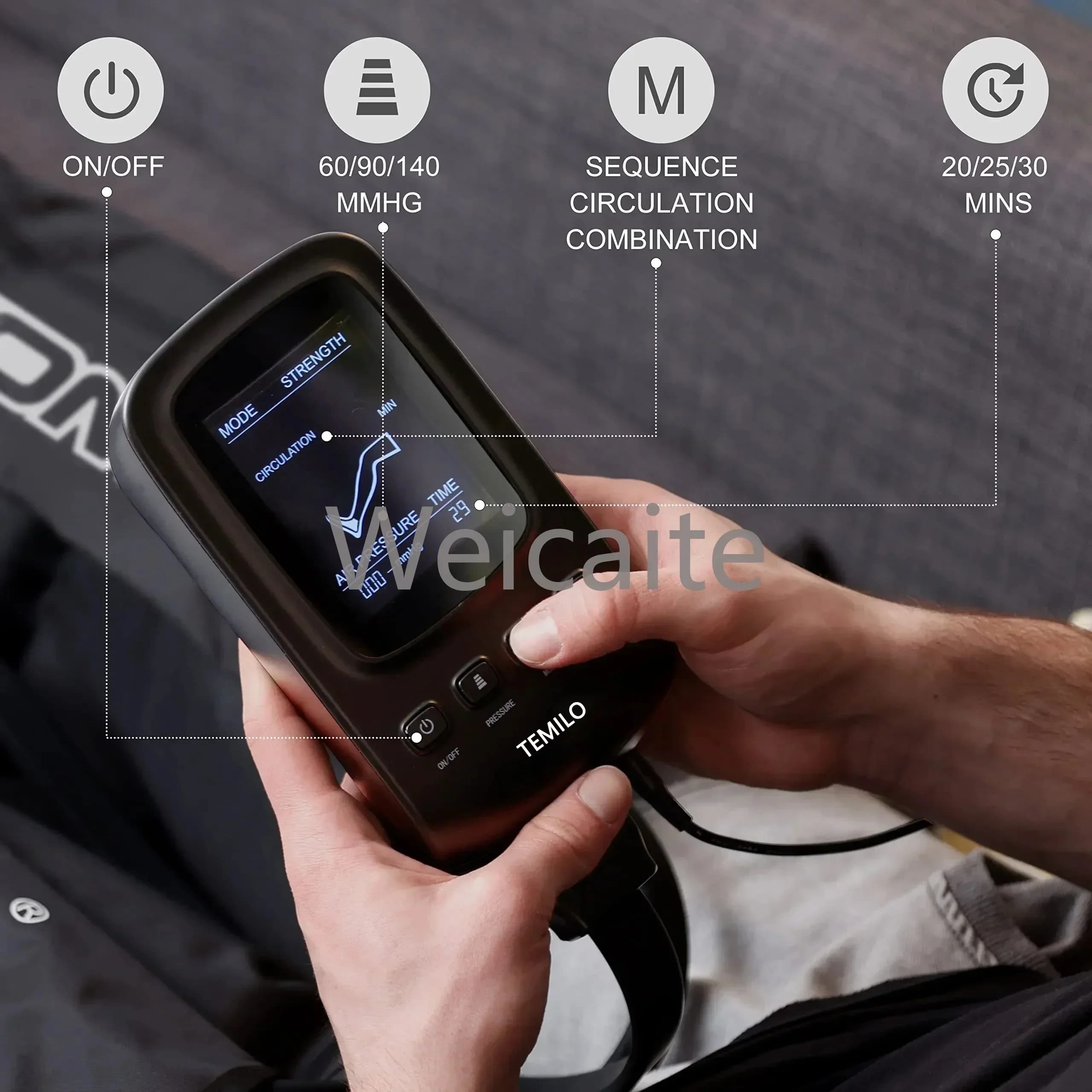 Best sell2024 Hot Sales  Sports  Massage Recovery Boots Air Compression Leg Massager for Athlete  Portable and Easy To Oper