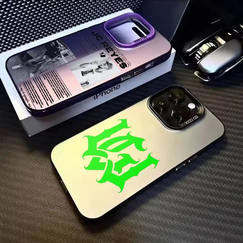 JC REYES Tour 2025 Singer Phone Case For iPhone 17,16,15,14,13,12,11,Mini,Pro,E,MAX White Candy Matte Cover