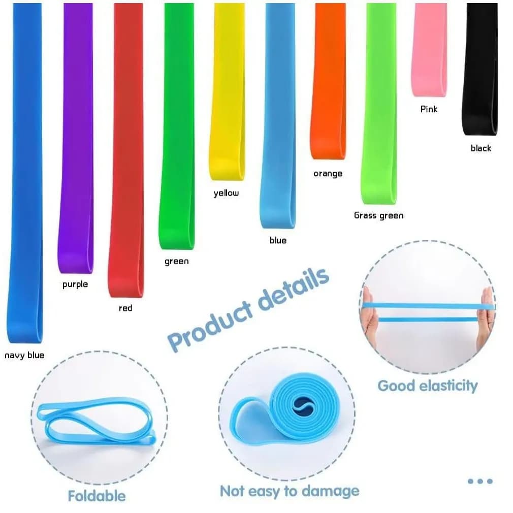 20pcs Large Silicone Rubber Bands 300mm Elastic Wrapping Extra Large Rubber Bands for Notebook Office Outdoor Gear Gifts Packing