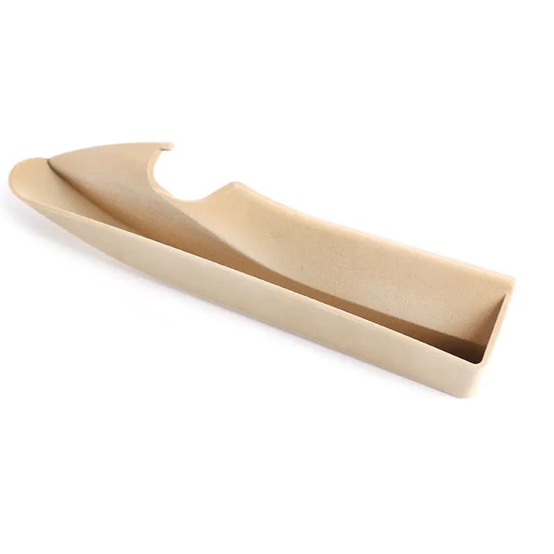 For Porsche Cayenne 2018-2023 ABS beige flocking Car center console Armrest Side Storage Box Storage Container car accessories