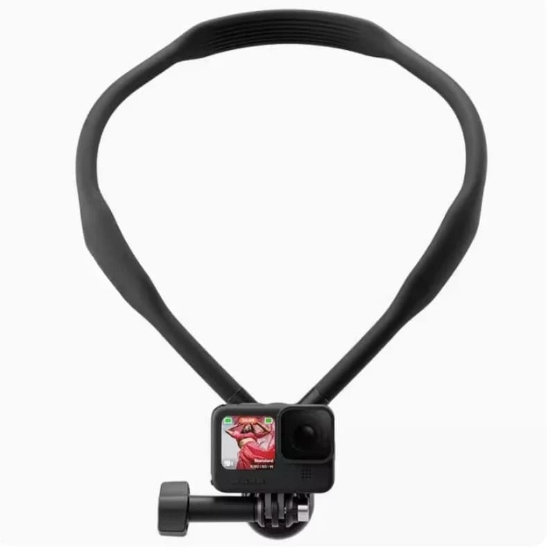 Mobile phone action camera insta360x2x3 magnetic neck bracket, suitable for gopro11 riding