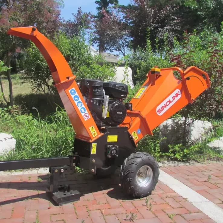 15HP GS120 Wood Chipper Chip Branches Machine Wood Shredder for Farm Garden
