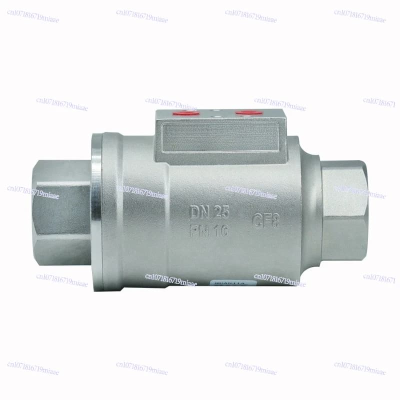 304 stainless steel female pneumatic coaxial valve with feedback vacuum resistant 200 pneumatic shuttle valve