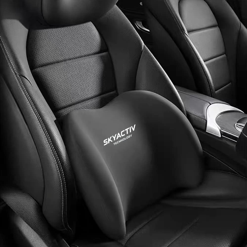 Car Neck Pillow Car Seat Headrest Pillow Auto Memory Cotton Protector Cushion for Mazda Skyactiv 2 3 5 6 8 CX3 CX4 CX5 CX8 CX30
