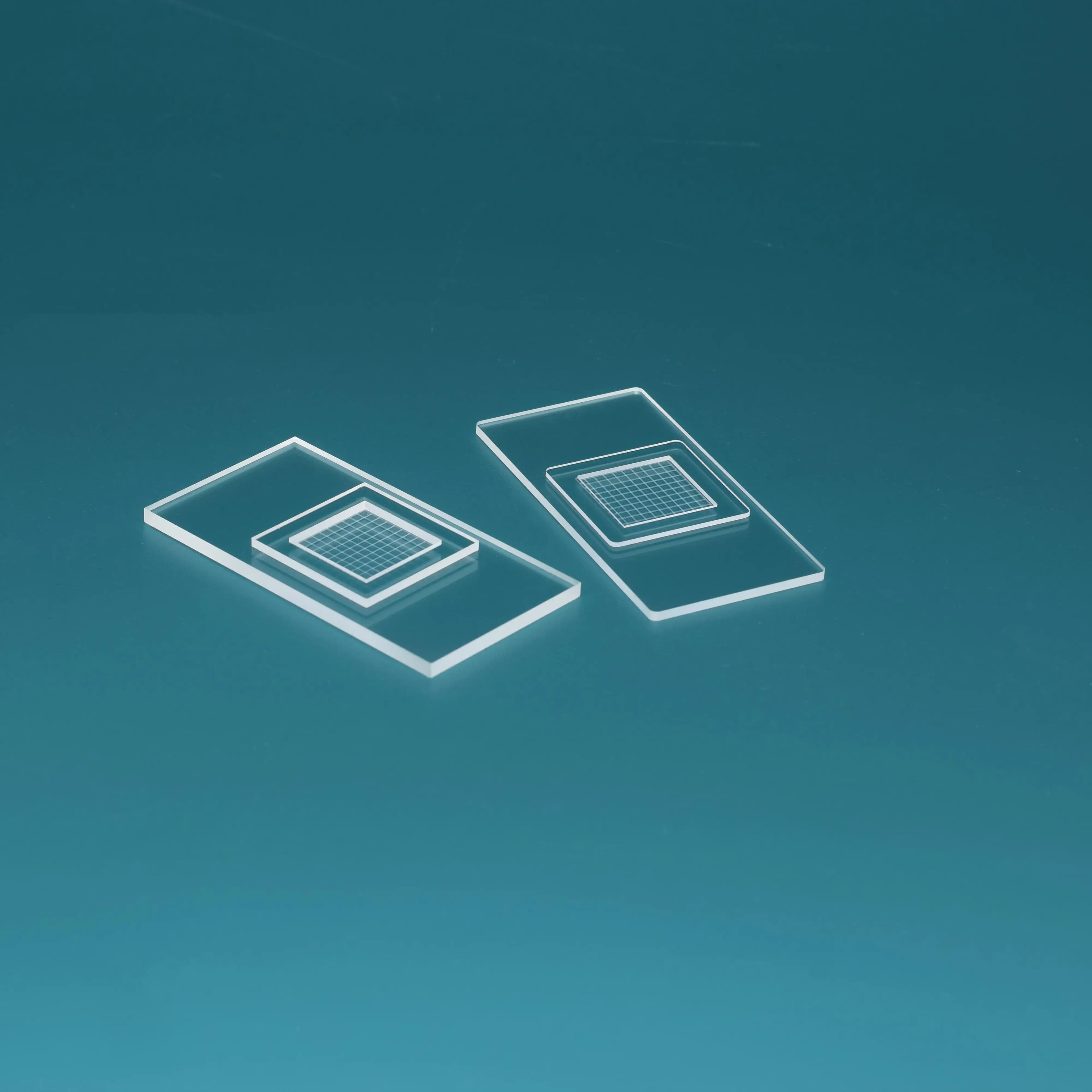 Plankton Counting Cell Glass Microscope Slide 0.1/1ml 1000 Grids Ascaris egg Algae Count Counting box 76x25x1mm 1piece