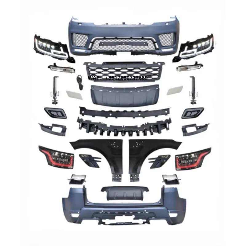 SIRU High Quality Exterior 2018-2022 Sport Old to New Factory Surround Kit for 2014-2017 Range Rover