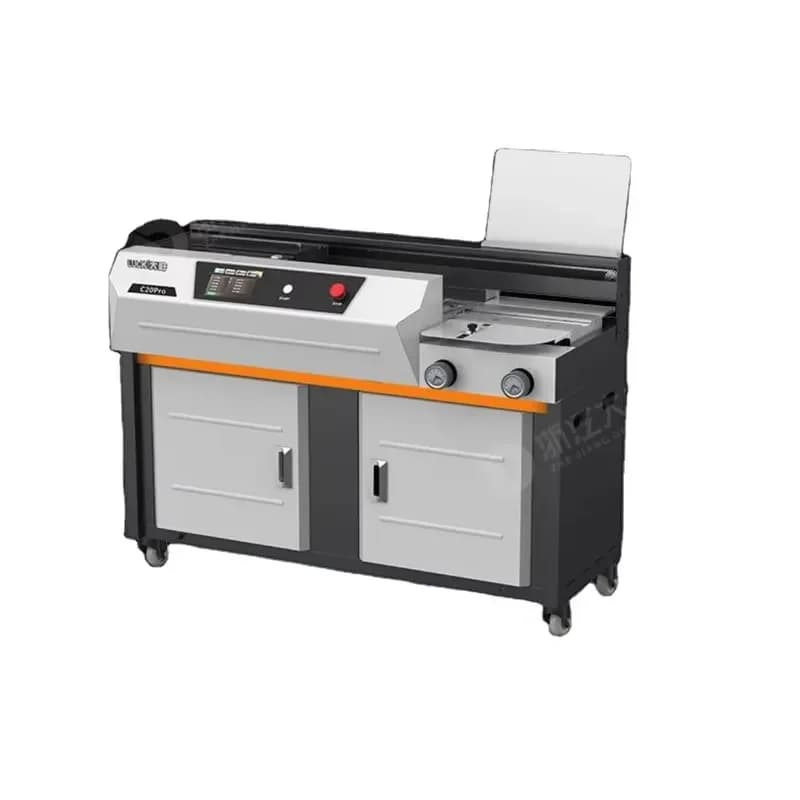 New Design FRONT A4 Intelligent Perfect EVA Book Hot Melt Glue Binding Machine Perfect Binder C20PRO with Side Glue and CE