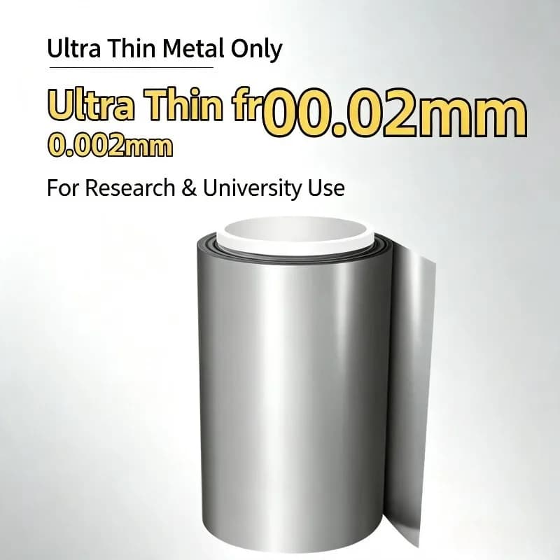 Lab Grade Ultra Thin Hand Tearable Mirror Stainless Steel Foil Metal Sheet for Scientific Research Sample Preparation Experiment