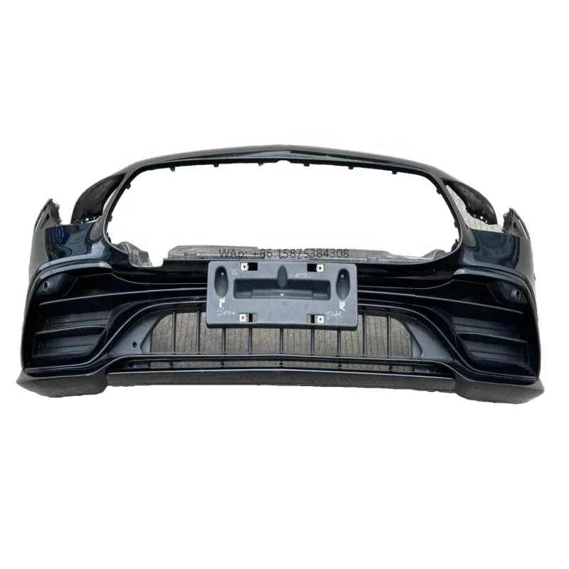 New Hot-selling GT Series W290 Front Bumper Assembly Sports Grille Large Medium Mesh Black Frieze for