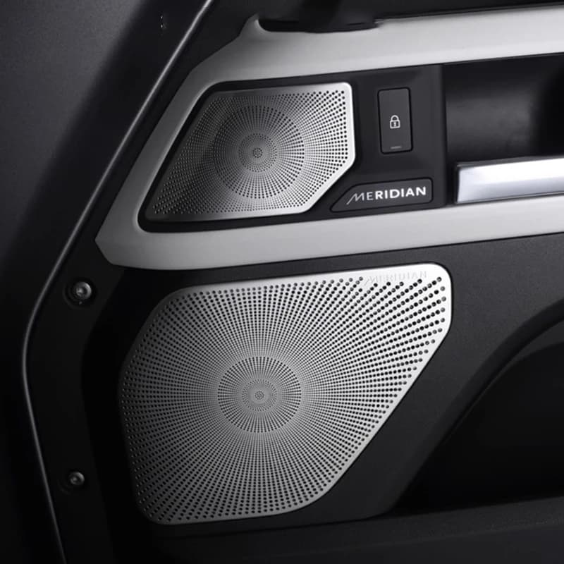 For Land Rover Defender 110 2020-2024 Accessories Car Loudspeaker Decoration Door Horn Cover Speaker Net Protection