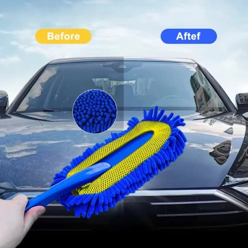 Mopa  limpieza para coche, cepillo  microfibra sin arañazos para eliminación  polvo, kit  limpieza y herramienta  ta