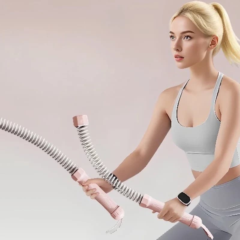 Ladies fitness, home training, arm strength, muscle swinging rope, swinging big rope, fighting rope