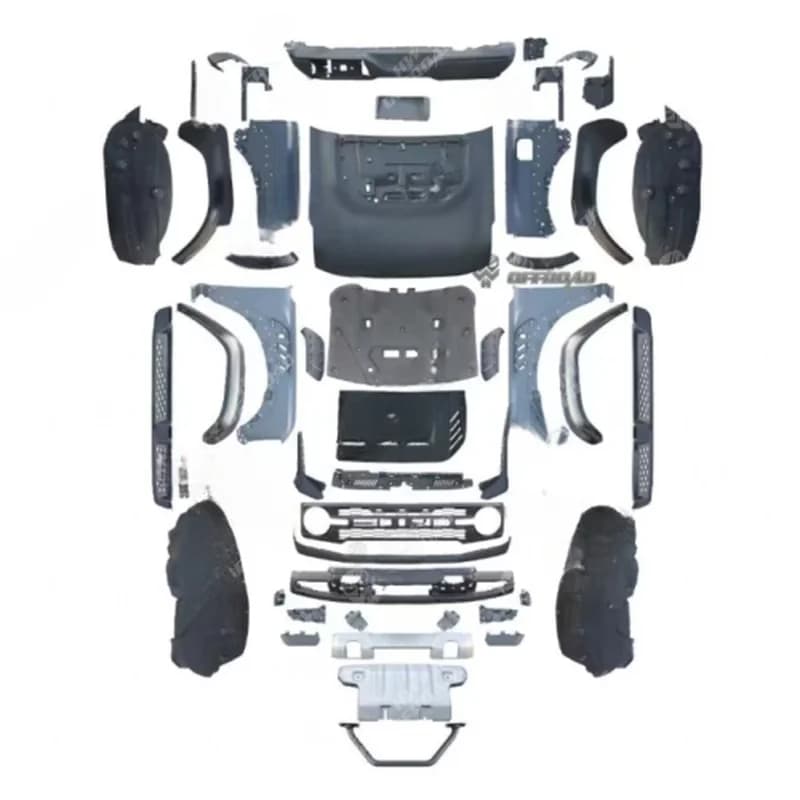 No Cutting Install Wide Body Kit Facelift Upgrade Bumper Hood Fender Conversion Exterior Tuning Accessories for Ford Bronco Rapt