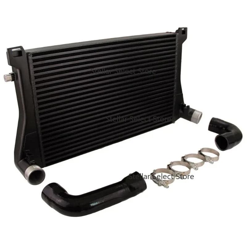Black Intercooler Piping Kit  For A3/S3 / VW Golf GTI R MK7 EA888 1.8T 2.0T TSI 20.47" x 5.12" x 5.31" Intercooler