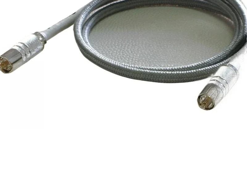 Sterling silver wire 75 ohms coaxial, coaxial signal cable headset, decoder, digital broadcast, turntable