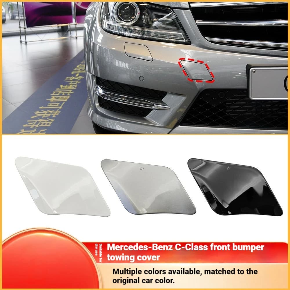 Suitable for 12-14 years Mercedes Benz C-Class W204 Front Trailer Cover Front Bar Traction Hook Hole Pull Cover 2048850526
