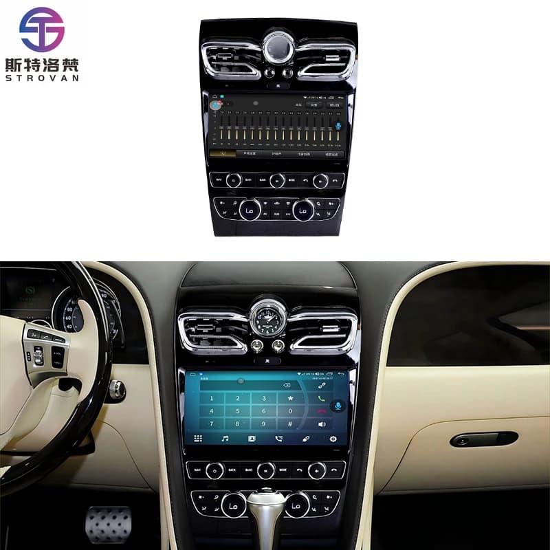 STLF CLRAK Car Modification Upgrade Central Control 10.9 Inches Screen Android Multimedia for 2005-2019 Flying Spur/Continental