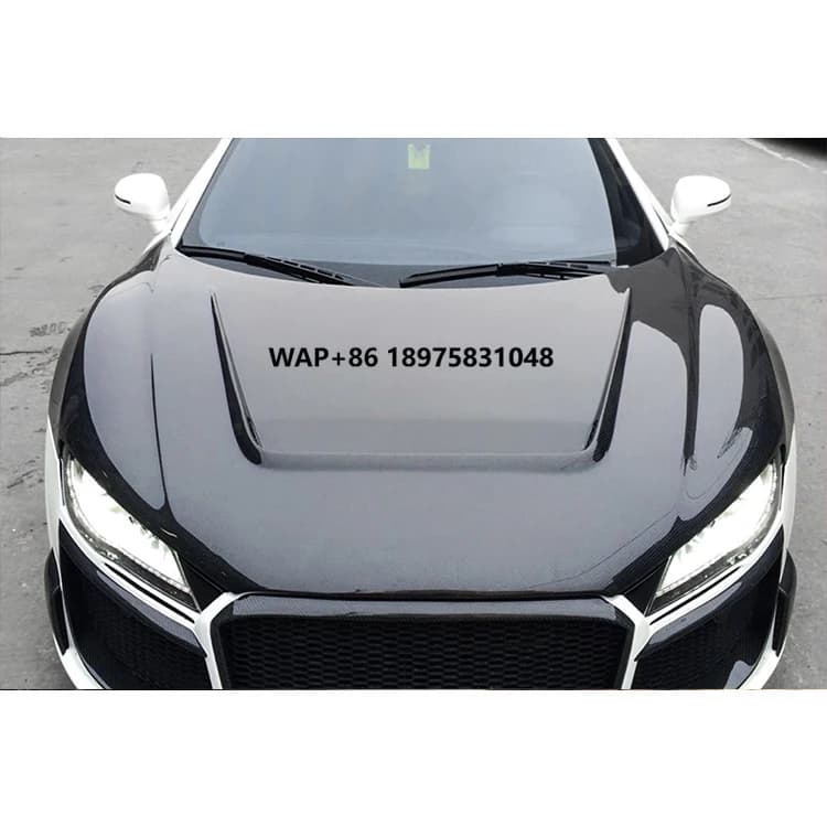 Carbonado PI Style FRP Hood Bonnet For R8