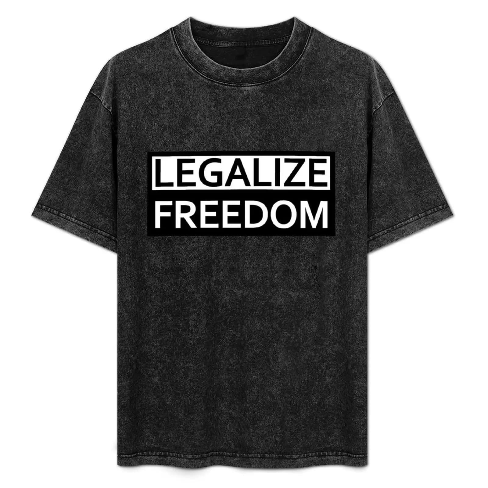 Legalize Freedom T-Shirt Casual Loose Short Sleeve Tee for Men