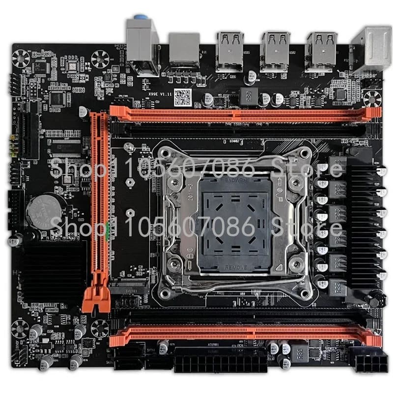 For New X99 Main Board 2011-3 Desktop Computer Main Board DDR4 Memory ECC E5 2630V4 2670v3