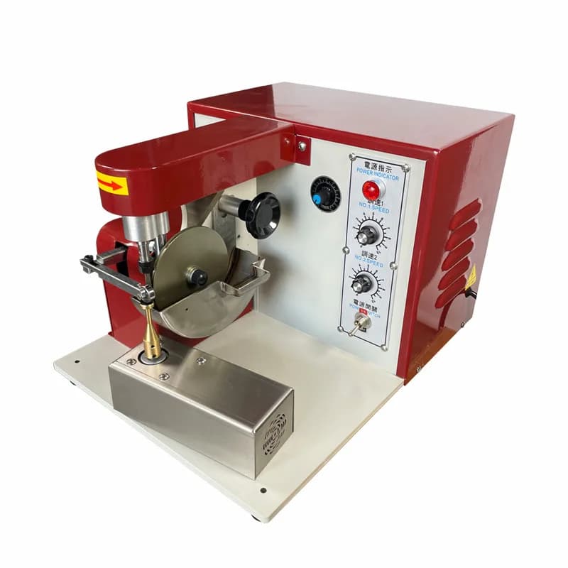 Small oil edge machine, leather belt oiler, semi-automatic speed regulating oil edge dyeing machine c