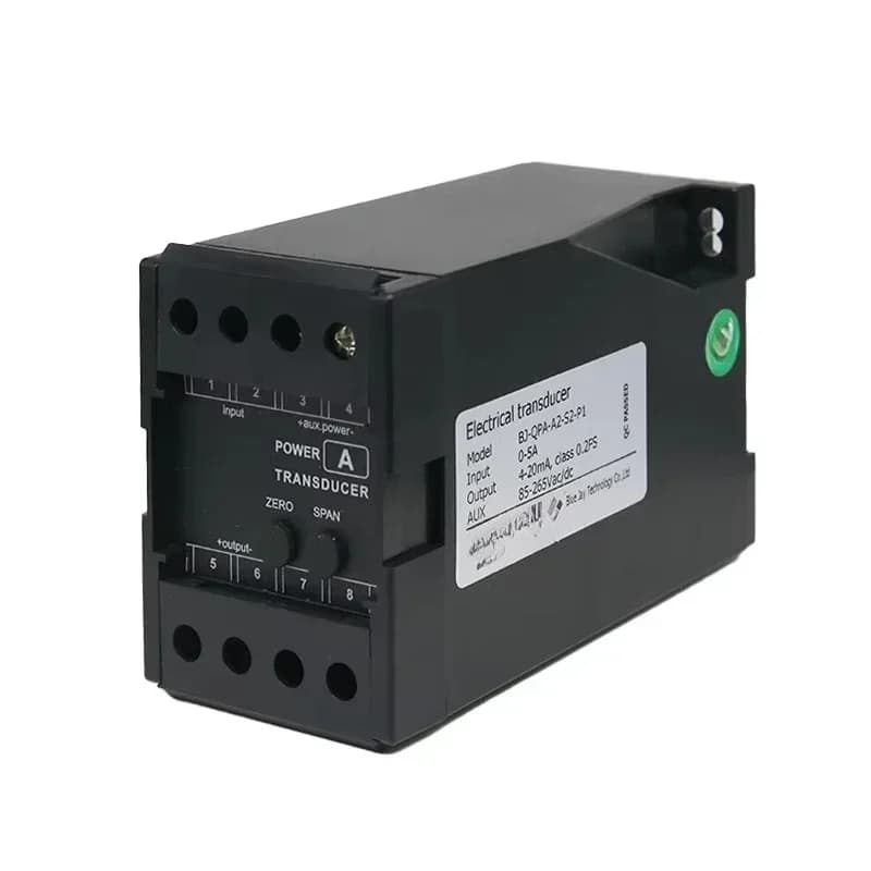 Multifunctional three-phase current and voltage sensor AC power sensor