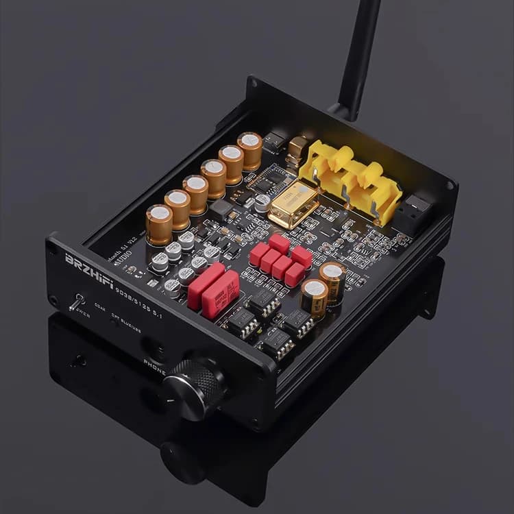 Mini Head Amplifier RCA BT5.4 ES9038Q2M DAC APTX-HD LDAC Aluminum Hifi DAC Power Amplifier