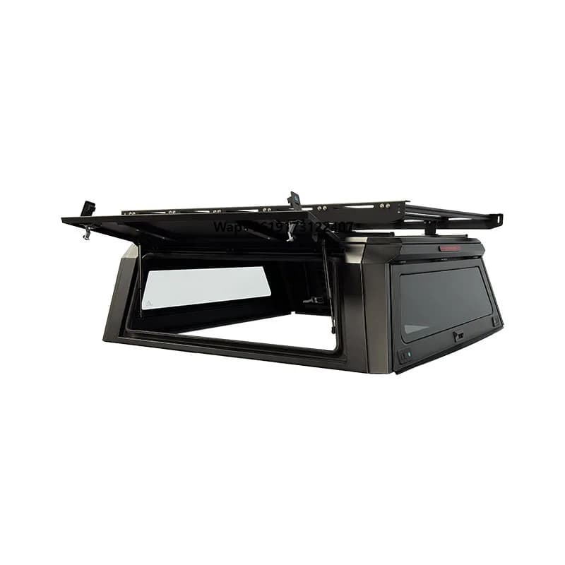 Retractable 4WD Pickup Truck Steel Aluminum Waterproof Lightweight Hardtop Canopy Roll Design for NP300 BYD Shark 6