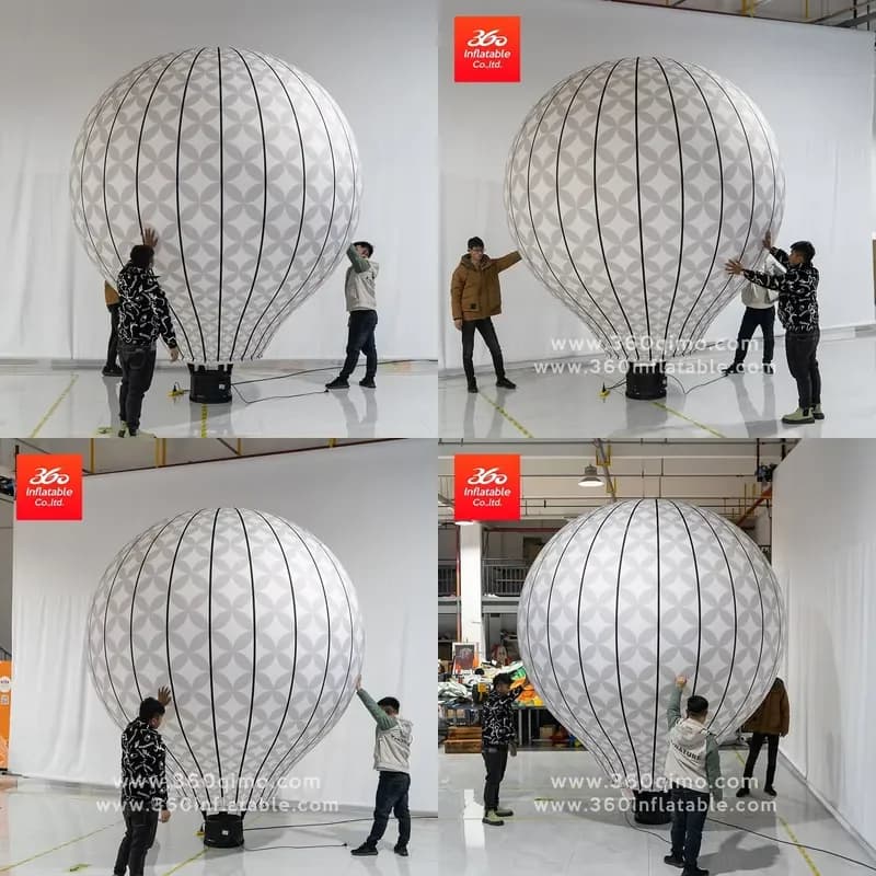 2026 High Quality Customized Design Advertising Inflatable Hot-Air Balloons Made of Oxford Material for Event Coverage