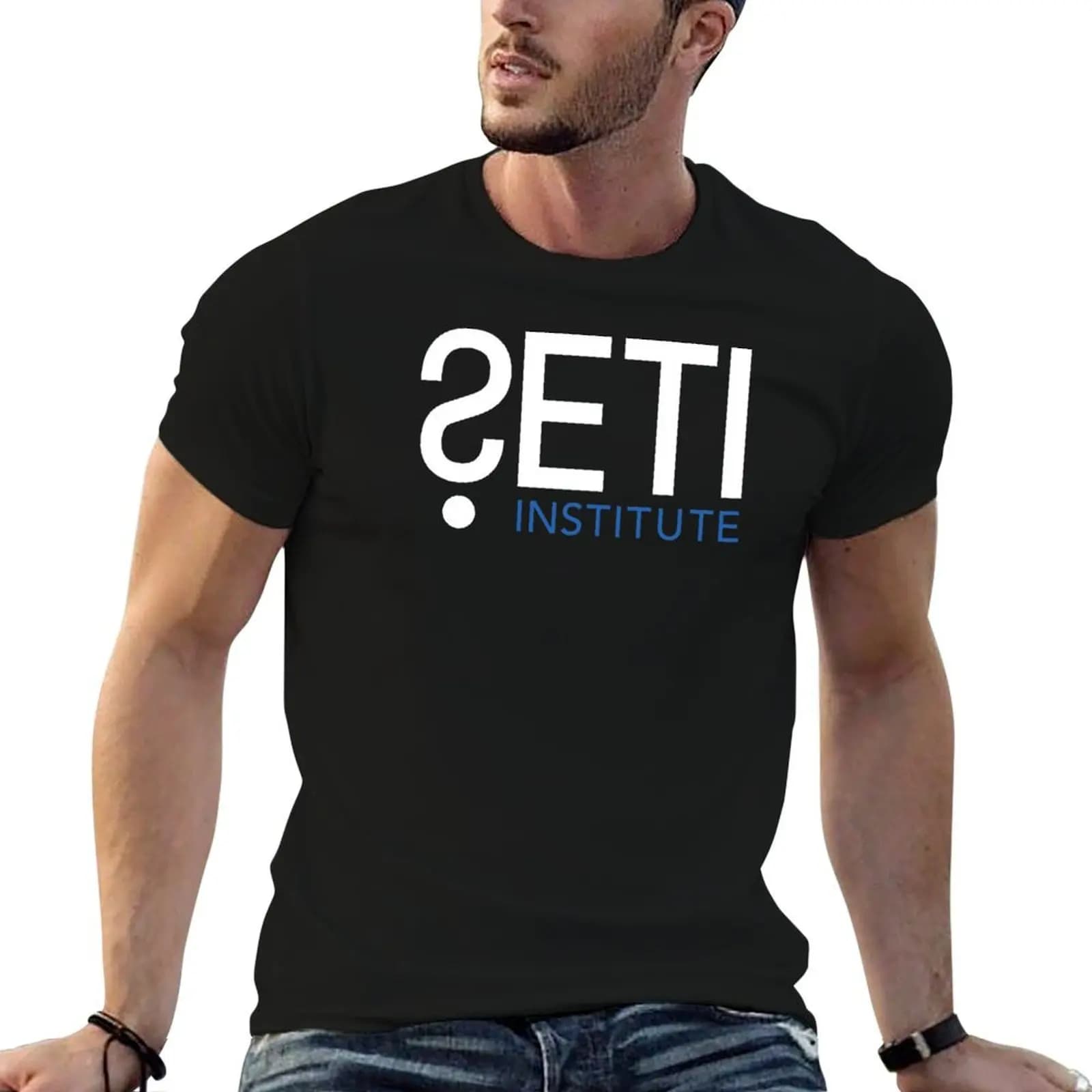 SETI INSTITUTE T-Shirt Summer Print Short Sleeve Tee