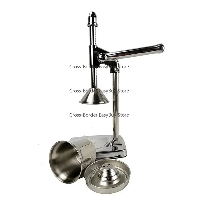 Stainless Steel Manual Citrus Press - Professional Countertop Orange Squeezer for Fresh Orange Juice