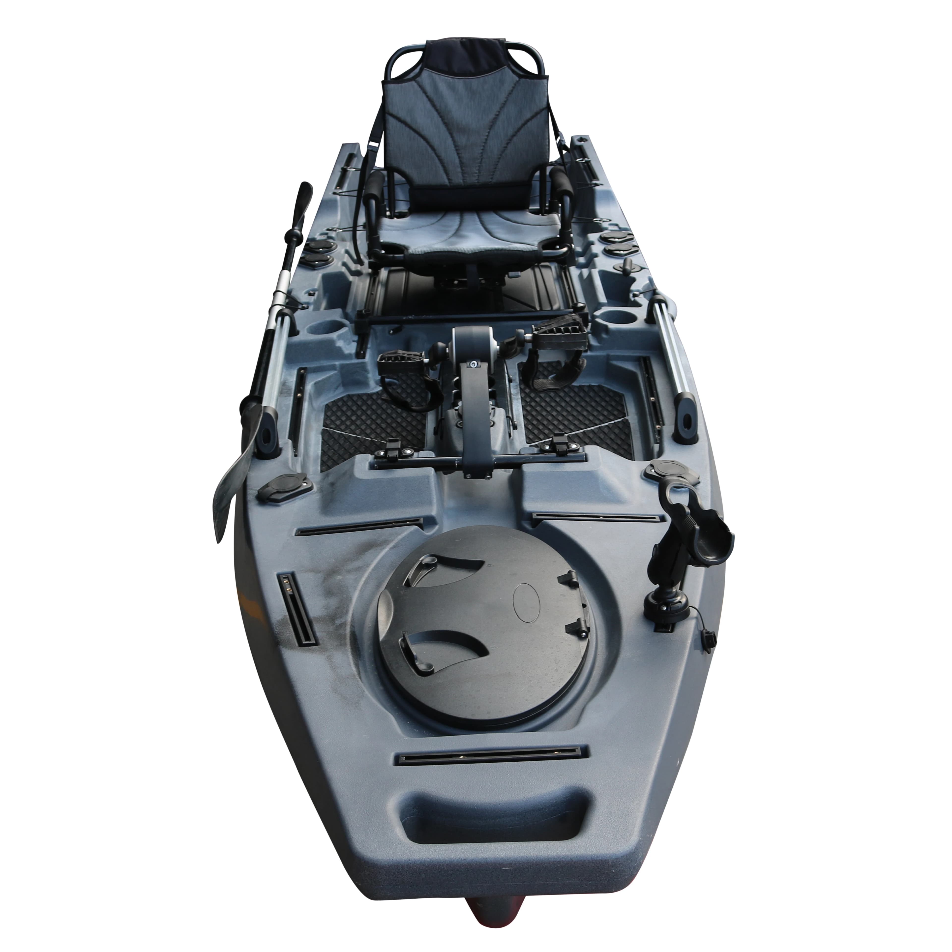 New electric trolling motor Hdpe material electric kayak single foot pedal high stability
