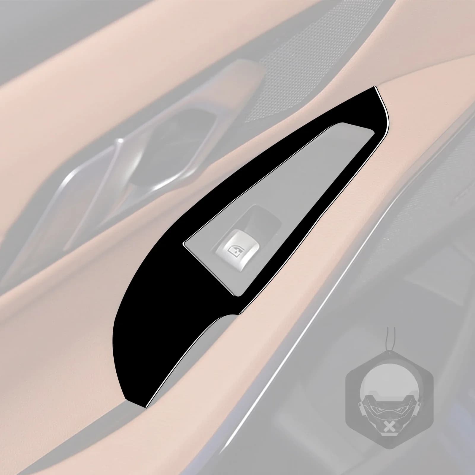 For BMW 3 Series G20 G28 325li 330d 335 2019-2021 Window Lift Panel Tuning Soft Piano Black Sticker Car Interior Accessories