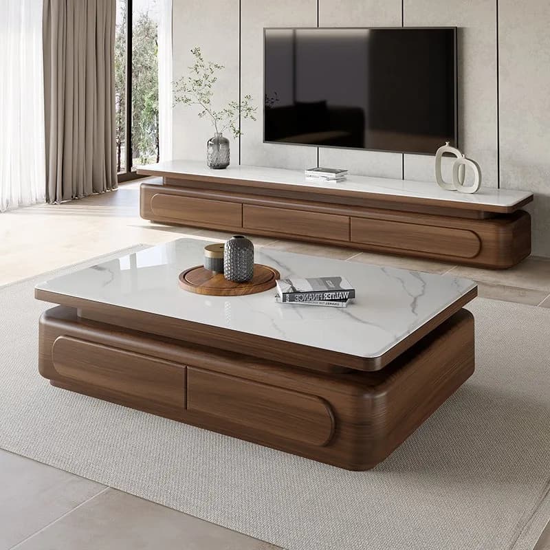 Decoration Marble Coffee Tables Large White Antique Dressing Coffee Tables Apartments Laptop Stolik Kawowy Furniture For Home