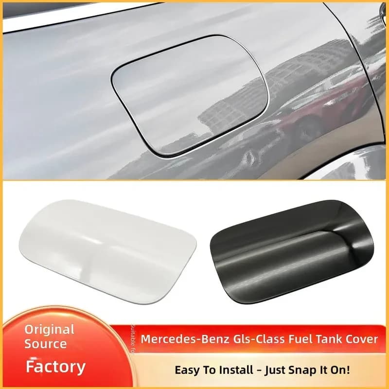 For Mercedes Benz GLS X167 2020-2026 Fuel Tank Cover Filler Flap Outer Plastic Trim 1677570900